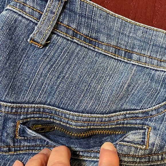 Baby Phat Women’s Blue Wash Denim Bootcut Jeans Size Junior 13 - Picture 14 of 16